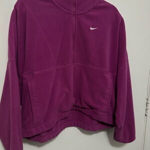 Nike Magenta Fleece Jacket